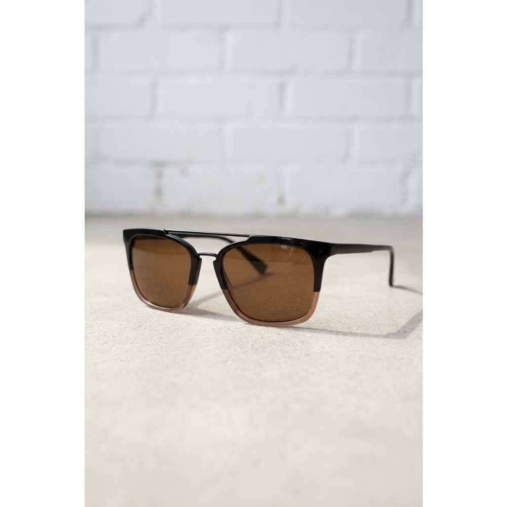 NEW VUARNET unisex cable car sunglasses in brown,taupe